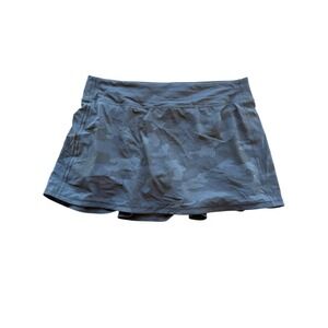 Lululemon Pace Rival Skort Camo Women's Size 12 Tall